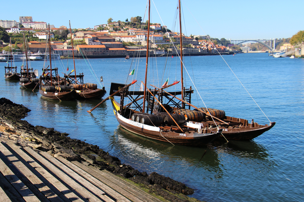 Rabelo heißen diese Boote und wurden früher zum Transport von Weinfässern verwendet.